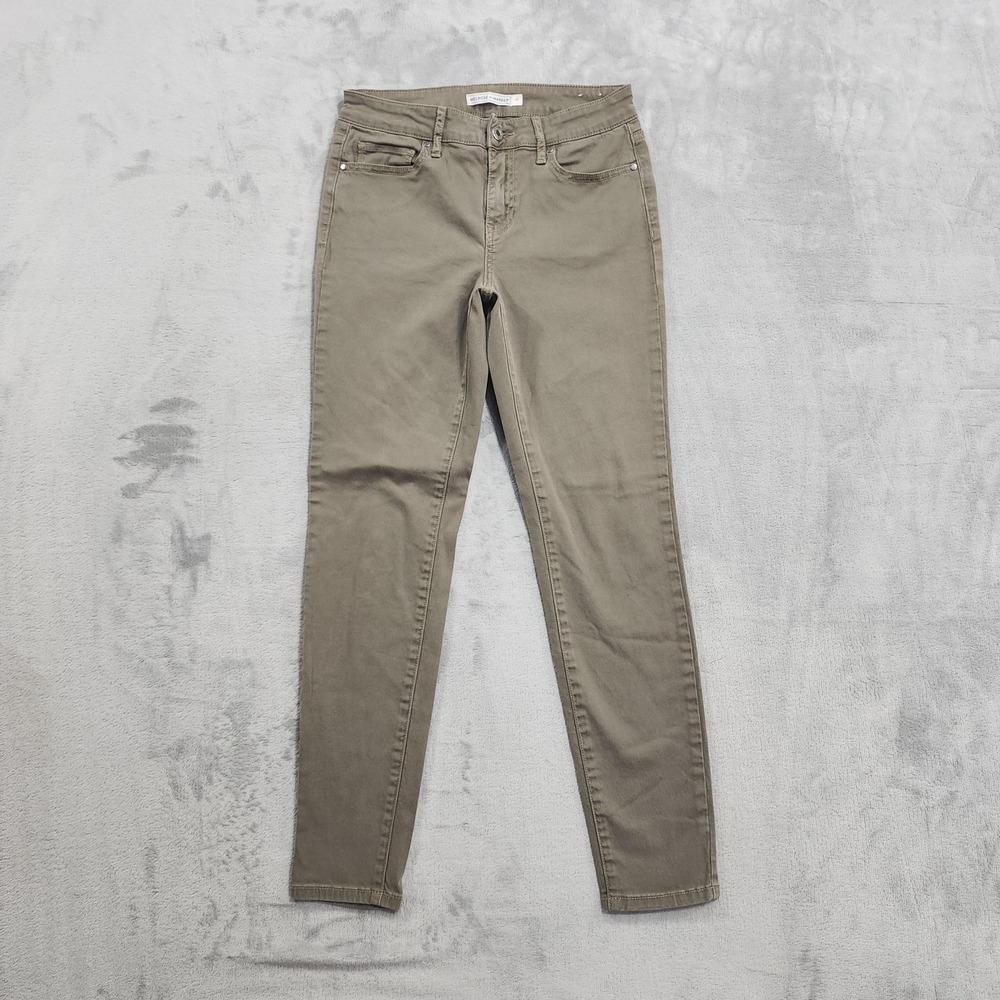 Melrose And Market Jeans Womens 27 Brown Mid Rise Skinny Stretch Denim Casual